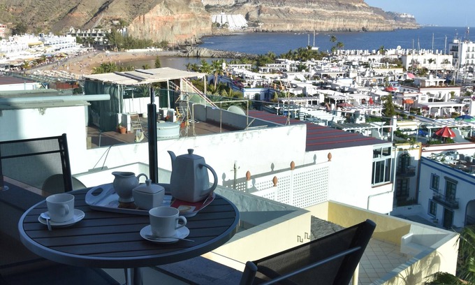 Lomo Quiebre Apartment | Apt. 1ºA "Spectacular views of the sea and the marina of Puerto de Mogán"