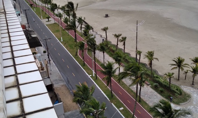 Jardim Imperador Apartment | Apt Pé na Areia 2 bedrooms 2 bathrooms in front of the sea Wi-Fi 250 Mb Up to 10x without interest card