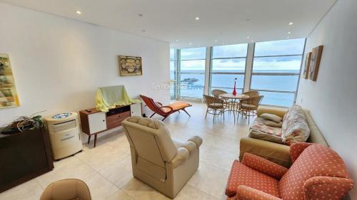 Centro Apartment | Apto frente ao mar 3 qts, andar alto, excelente vista ao mar!
