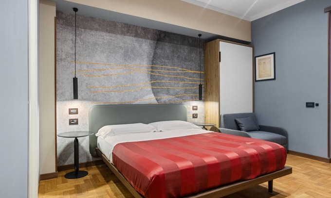 Nomentano Bed & Breakfast | AR ROOMS ROME Grey triple