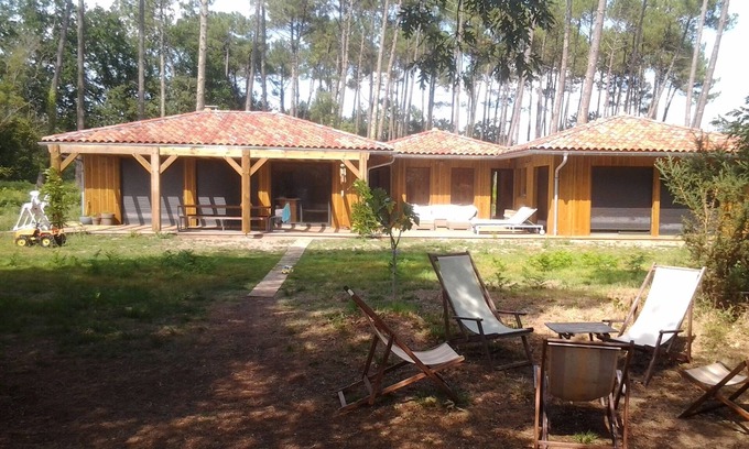 Vielle-Saint-Girons House | Architect house and sheepfold in the woods on a 5000 m ground close to the ocean