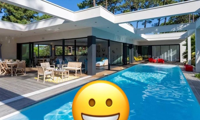 Arcachon Villa | ARCHITECT villa 260m2 heated pool 14x4m 10-12 persons