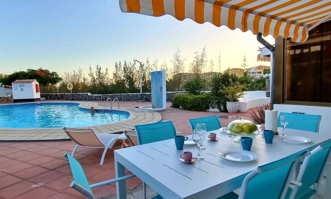 Arguineguin House | ARGUINEGUIN, two bedrooms bungalow, pool & wifi 🏡