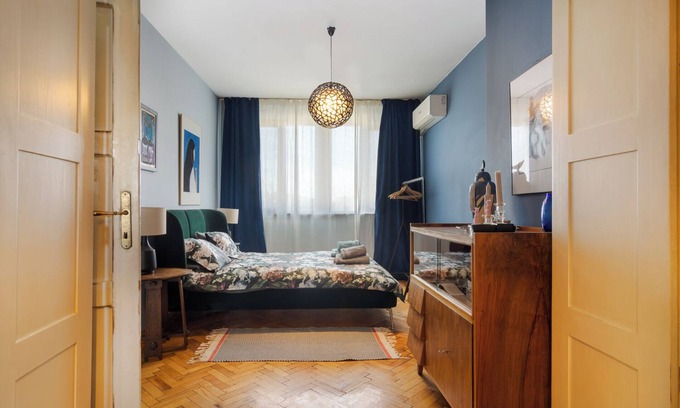 Sofia City Center Apartment | ARTamentnOne of Sofia's most iconic spaces, right next to the metro stop.