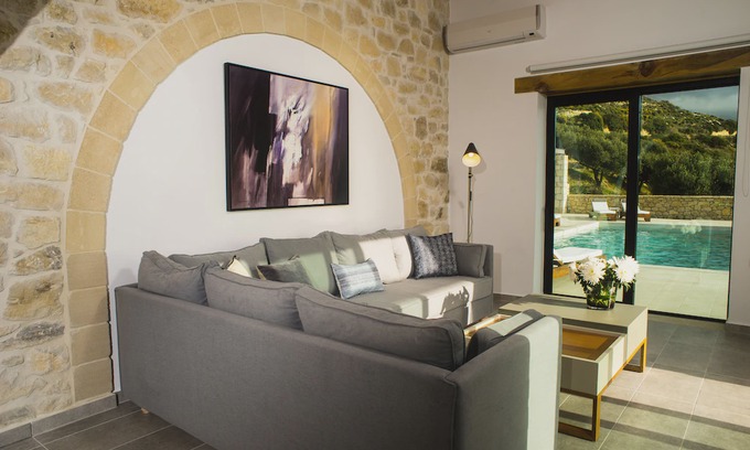 Falassarna Villa | ASPALATHOS FALASSARNA VILLAS : LUXURY VILLA WITH VIEW IN THE FALASSARNA BEACH