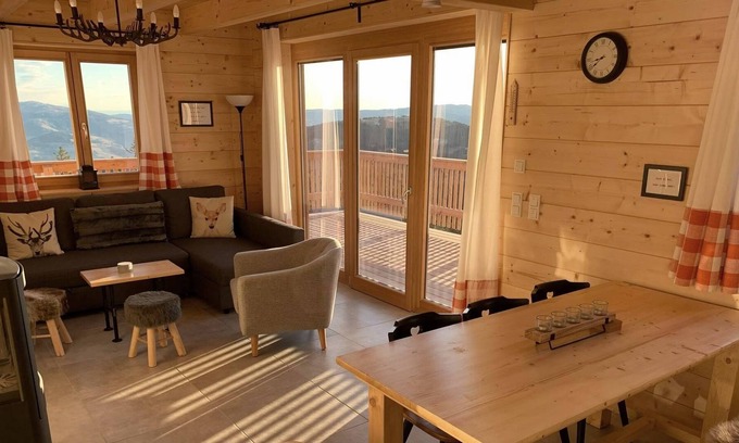 Bad Sankt Leonhard im Lavanttal Ski Chalet | Cozy chalet near the slopes with infrared cabin and sun terrace