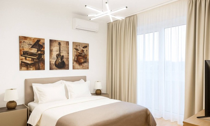 Sector 1 Apartment | Atria House is a charming 1-bedroom apartment in wonderful Bucuresti with AC