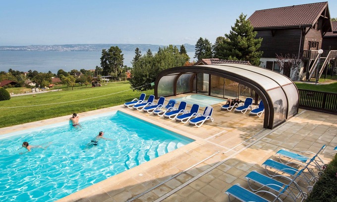 Evian-les-Bains Condo | Au bord du Lac | Appart cosy + Piscine chauffée