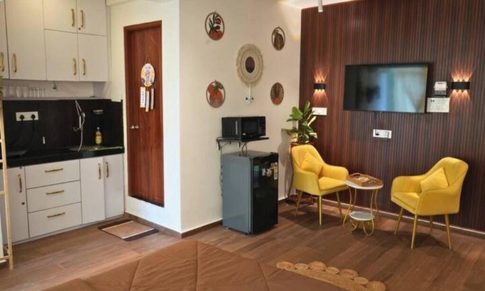 Arpora Condo | Aura by Boho | Lux Forest View w Pool & Kitchen
