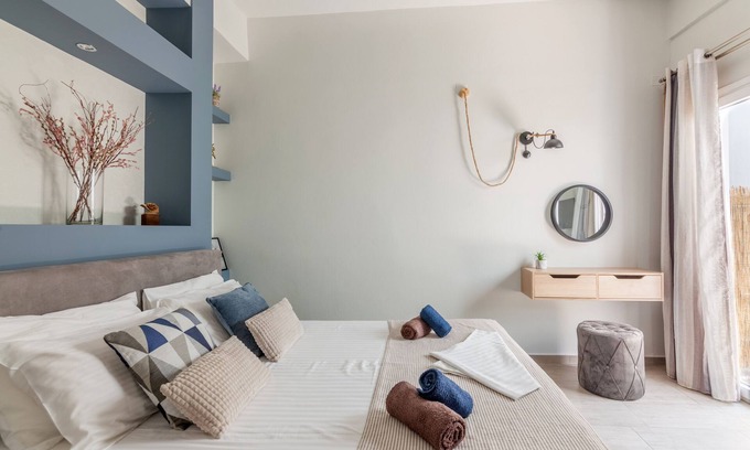 Limenas Chersonisou Apartment | ★ Avra Suite 1BR in city center - 50m to Beach
