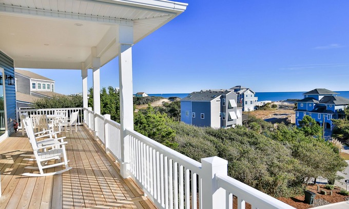 Emerald Isle House | "Away From It All" - Second Row Ocean View Retreat w/Pool and Elevator