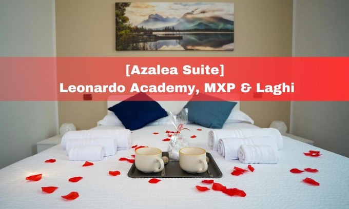 Sesto Calende Apartment | [Azalea Suite] Leonardo Academy, MXP & Lakes