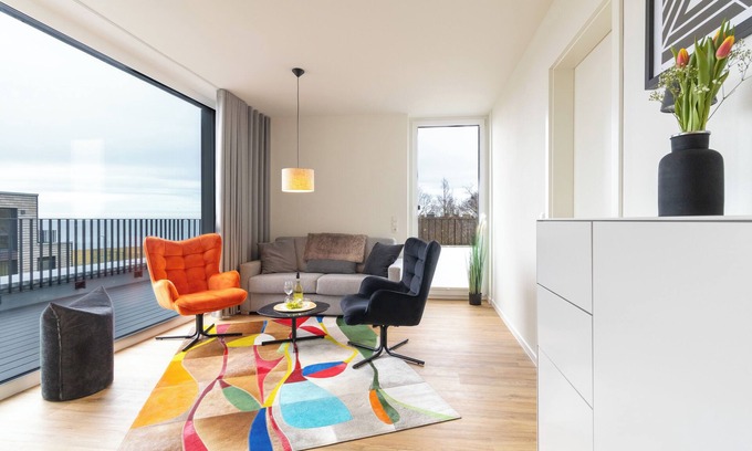 Marienleuchte Apartment | Baltic Sea lights - roof terrace. Sauna. Dogs allowed.