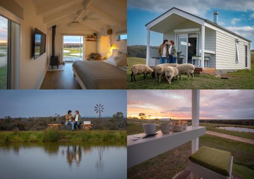 Seaton Villa | Banjos Cabin Gippsland - Luxury Eco Stay w King Bed & Pond Valley Views