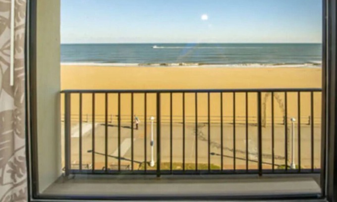 Northeast Virginia Beach Resort | Barclay Towers Resort Oceanfront Unit with Oceanfront Balcony or Oceanview Patio