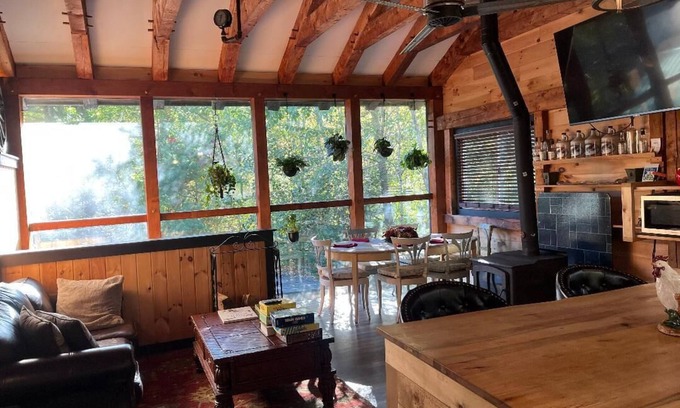 St. Johnsbury Cabin | Basecamp Lodge Winter Retreat sleeps 3-9 guests