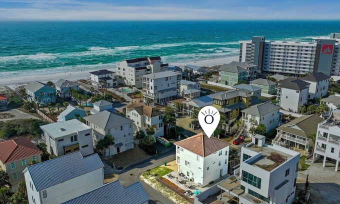 Miramar Beach House | Beach Bliss | 80 yards to the Beach Sleeps 21 Gulf Views Game Room