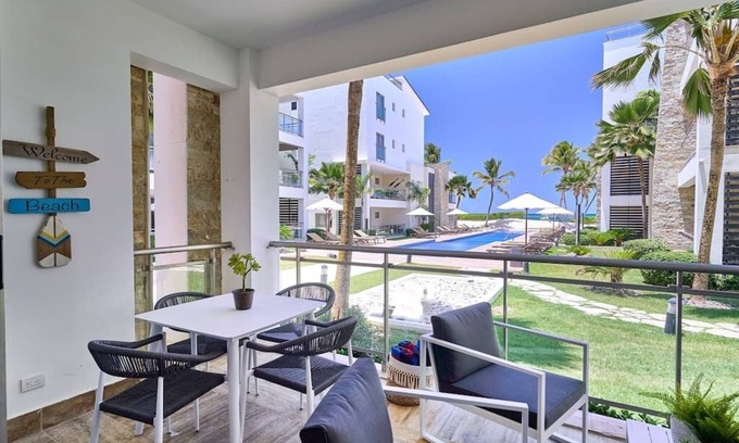 Bavaro Condo | Beach Condo w/Sea View C-102 @ Costa Atlantica