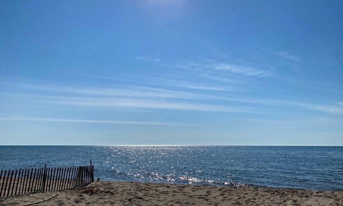 East Tawas House | Beach Front Home with Sauna! Ample room for up to 7 people!