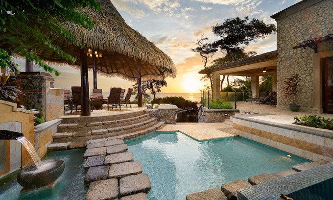 Playa Langosta Villa | Beach Front, Luxury Private Villa on Beautiful Playa Langosta Beach / Tamarindo