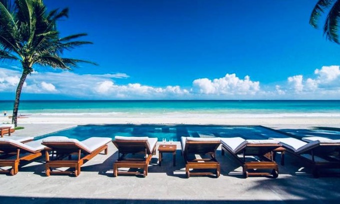Playacar Fase I Villa | Beachfront Villa Large Groups, Fully Staffed with Transportation Included, All Inclusive Optional