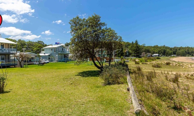 Long Beach House | Beachscape-Overlooking Long Beach and beyond the Tollgate Islands.