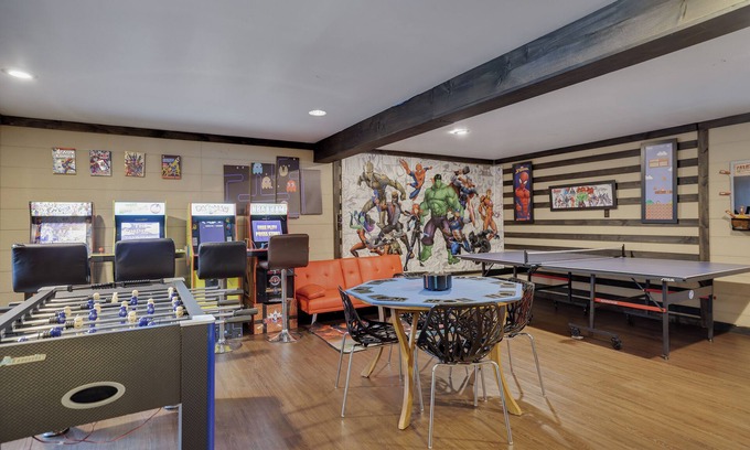 Gouldsboro House | Bear Haven Cabin - Game Room/Lake/Pool/Fire Pit