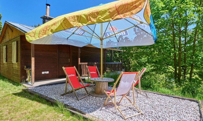 Mlade Buky House | Beautiful private villa for 4 people with pool, WIFI, TV, patio, pets allowed and parking