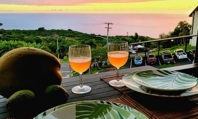 Honalo Condo | Beautiful 2 Bed 2 Bath Condo in Kona Coffee Villas