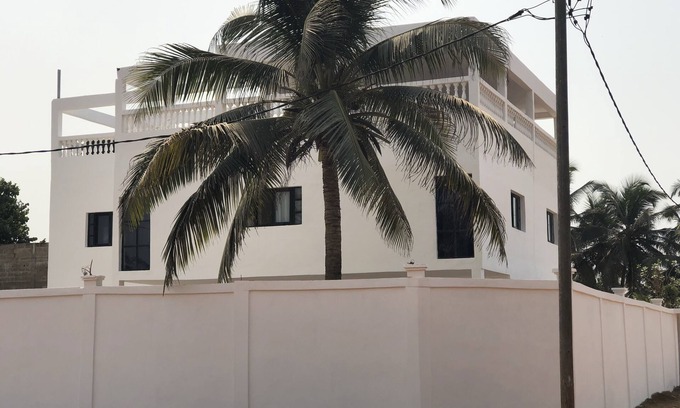 Aneho House | Beautiful 2 story beach house with an ocean view on the rooftop.