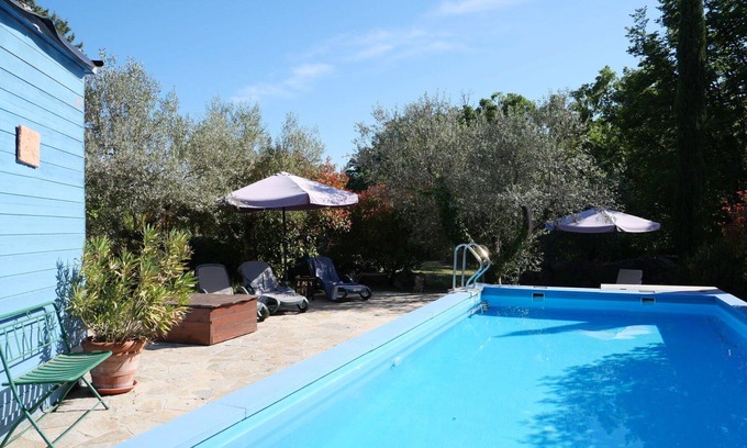 Montieri House | Beautiful apartment in villa for 4 people with pool, terrace and pets allowed
