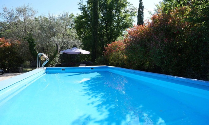 Montieri House | Beautiful apartment in villa for 4 guests with pool, terrace and pets allowed