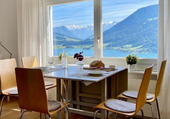 Oberaegeri Apartment | Beautiful apartment with fantastic views