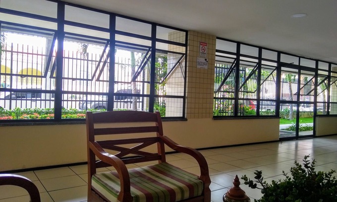 Centro Apartment | Beautiful! Furnished, 02 qtos double, with privileged view of Fortaleza.