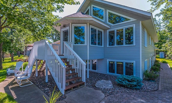 Brainerd House | Beautiful Home On Round Lake, Part Of The Gull Lake Chain of Lakes...
