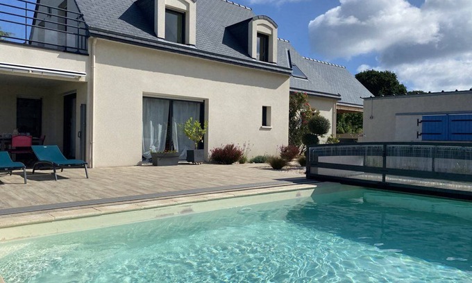 Erquy House | Beautiful modern house located in Erquy, with a private swimming pool.