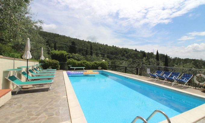 Loro Ciuffenna Villa | Beautiful private villa for 10 people with private pool, WIFI, TV and pets allowed, close to Are.