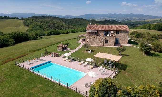 Bibbona Villa | Beautiful private villa for 21 guests with WIFI, private pool, A/C, TV, terrace and panoramic view