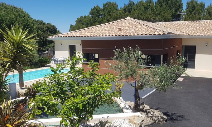 Marcorignan Villa | Beautiful recent villa, south of France, near the sea, in the countryside with swimming pool