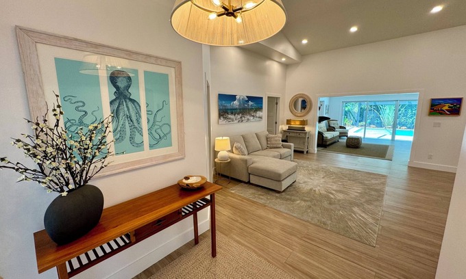 Kings Lake House | Beautiful, Remodeled Naples Home with Pool and Close to 5th Ave & Pet Friendly!