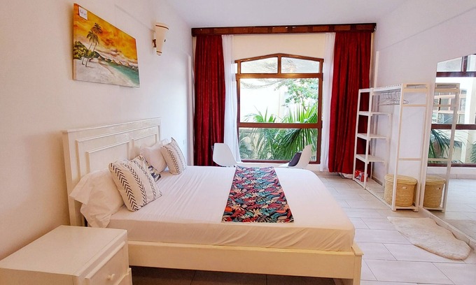 Diani Beach Apartment | Beautiful studio apartment on a beach front property and has 2 pools.