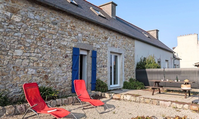 Camaret-sur-Mer House | Beautiful villa for 5 people with TV and terrace