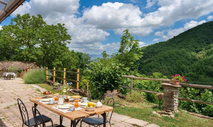 Borgo San Lorenzo Villa | Beautiful villa for 6 people with private pool, WIFI, TV and panoramic view, close to Florence