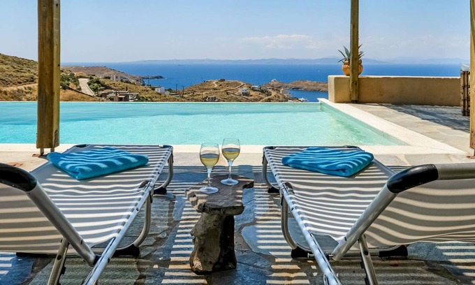 Vourkari Villa | Beautiful villa in Kea island, 1st island under Athens, views Nicolas Golf