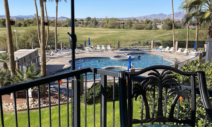 Lake Havasu City Condo | Beautifully updated Queens Bay Condo with exceptional view
