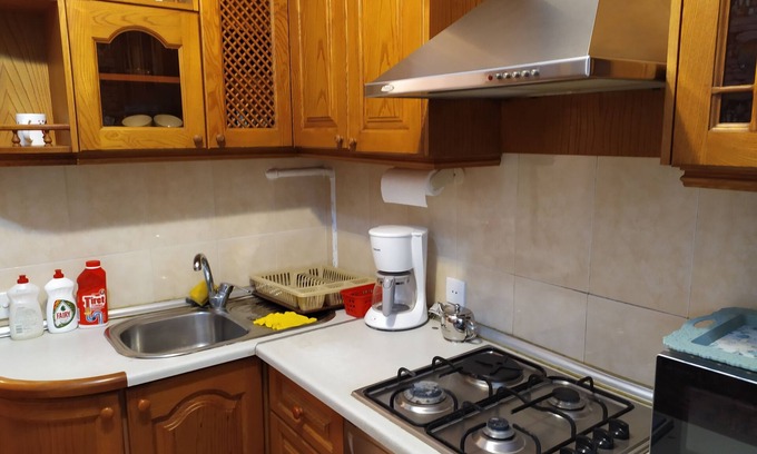 Baku Apartment | Bedroom 1: 2 bunk beds Bedroom 2: 1 double bed king s.Living room: 1 sofa bed