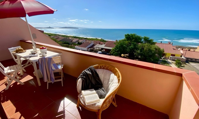 Funtana Meiga Apartment | Bellavista - Apartment with Panoramic Terrace in the Sinis Peninsula