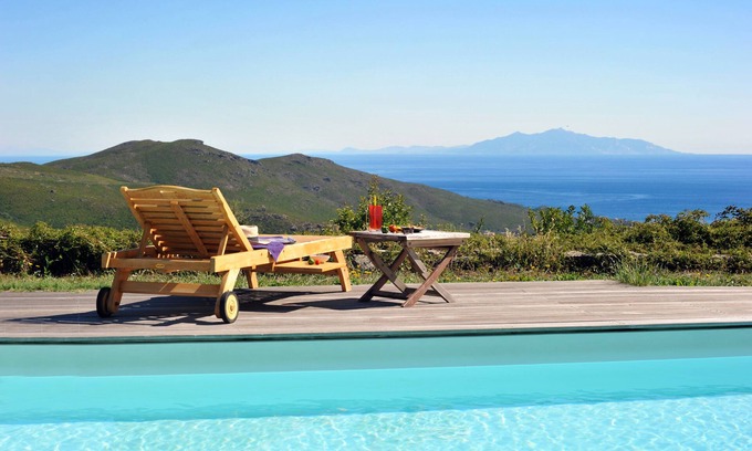 Sisco House | Bergeries, swimming pool, between sea and mountains, large green spaces, panoramic view