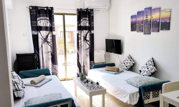 Ayia Napa Apartment | [Best Deal] 1-bedroom apartment, Sleep 5, in Ayia Napa Square with WiFi, AC