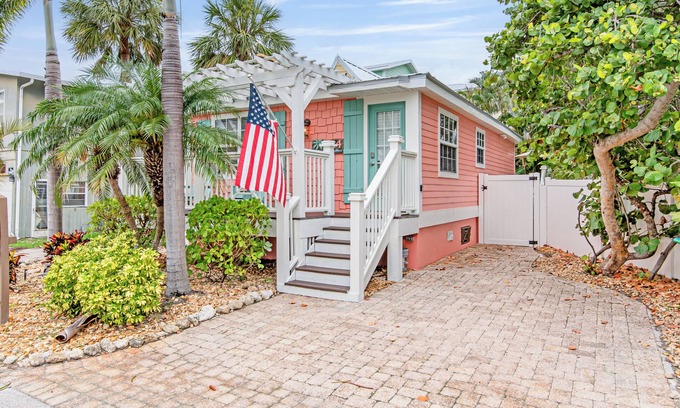 Holmes Beach House | Best Little Beach House on Anna Maria Island! With a pool & steps to the beach!